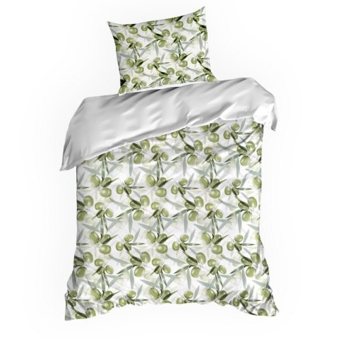 KOMPLET POŚCIELI SATYNOWEJ SPRING 84 160 X 200 CM BIAŁY