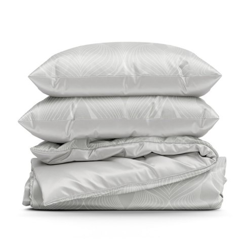 KOMPLET POŚCIELI SATYNOWEJ SPRING 88 220 X 200 CM JASNOSZARY