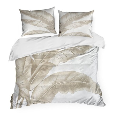 KOMPLET POŚCIELI SATYNOWEJ SPRING102 160 X 200 CM CIEMNOBEŻOWY