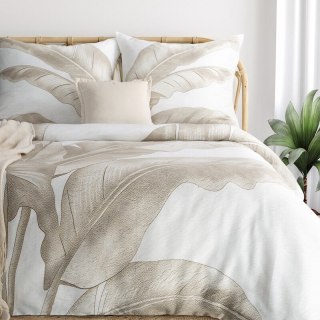 KOMPLET POŚCIELI SATYNOWEJ SPRING102 220 X 200 CM CIEMNOBEŻOWY