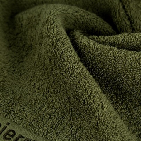 KOMPLET RĘCZNIKÓW 3 SZT EVI 40 X 34 X 9 CM CIEMNOOLIWKOWY