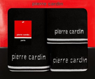 KOMPLET RĘCZNIKÓW 3 SZT ROCCO 40 X 34 X 9 CM CZARNY