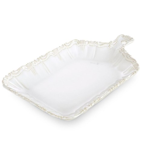 PATERA DEKORACYJNA ARLETA (04) 32 X 20 X 4 CM KREMOWY