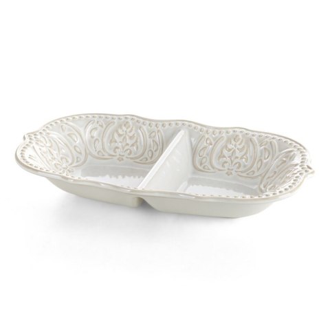 PATERA DEKORACYJNA VENUS (02) 24 X 13 X 4 CM KREMOWY