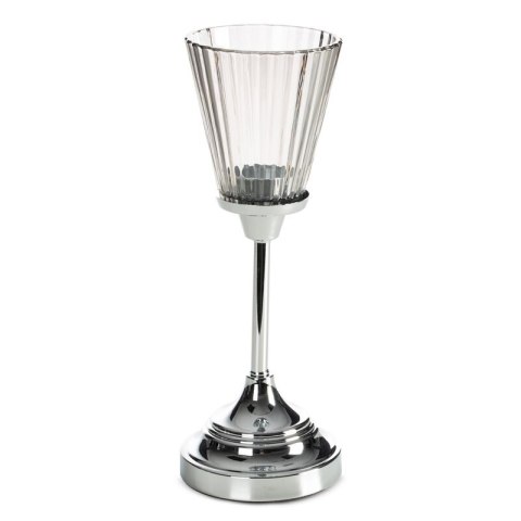 ŚWIECZNIK DEKORACYJNY ELANI (03) O 12 X 31 CM SREBRNY