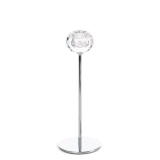 ŚWIECZNIK DEKORACYJNY LARA O 8 X 23 CM TRANSPARENTNY