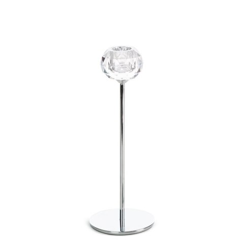 ŚWIECZNIK DEKORACYJNY LARA O 8 X 23 CM TRANSPARENTNY