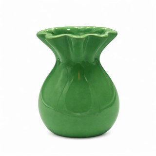 WAZON CERAMICZNY OKRĄGŁY ZIELONY MINI