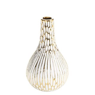 WAZON DEKORACYJNY ANDREA (02) O 12 X 20 CM BIAŁY