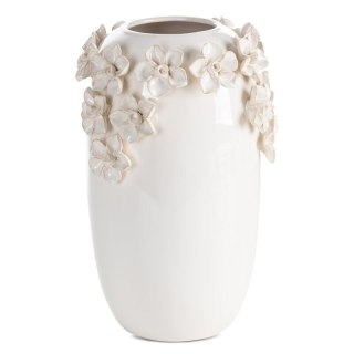 WAZON DEKORACYJNY DIANA (01) O 19 X 30 CM KREMOWY