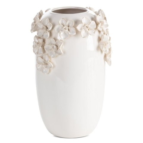 WAZON DEKORACYJNY DIANA (01) O 19 X 30 CM KREMOWY