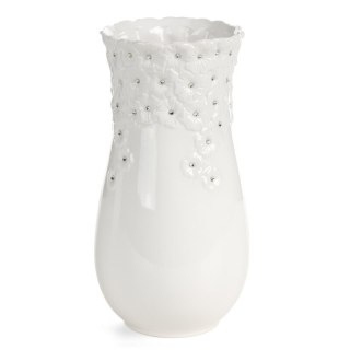 WAZON DEKORACYJNY ELISA (01) O 14 X 28 CM BIAŁY