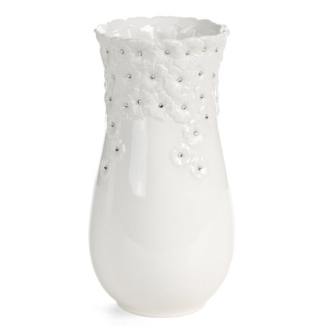 WAZON DEKORACYJNY ELISA (01) O 14 X 28 CM BIAŁY