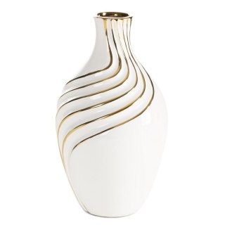 WAZON DEKORACYJNY ESTELA (01) O 17 X 30 CM BIAŁY