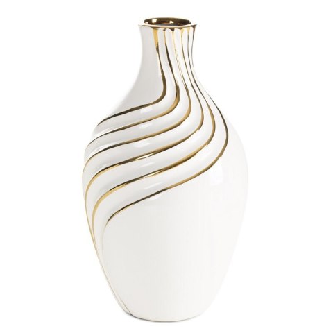 WAZON DEKORACYJNY ESTELA (01) O 17 X 30 CM BIAŁY