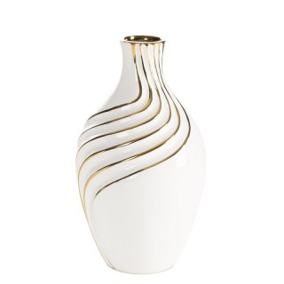 WAZON DEKORACYJNY ESTELA (02) O 14 X 25 CM BIAŁY
