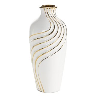 WAZON DEKORACYJNY ESTELA (03) O 15 X 33 CM BIAŁY