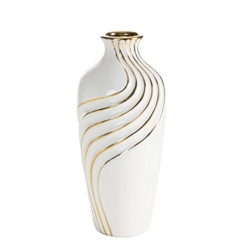 WAZON DEKORACYJNY ESTELA (04) O 12 X 28 CM BIAŁY