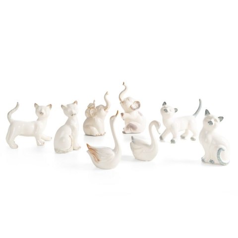 FIGURKA DEKORACYJNA AVANI (05) 12 X 9 X 20 CM KREMOWY