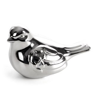 FIGURKA DEKORACYJNA FABIO (05) 15 X 9 X 10 CM SREBRNY