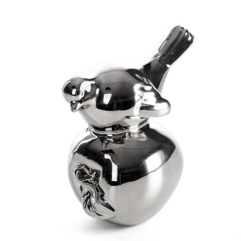 FIGURKA DEKORACYJNA FABIO (08) 10 X 7 X 11 CM SREBRNY