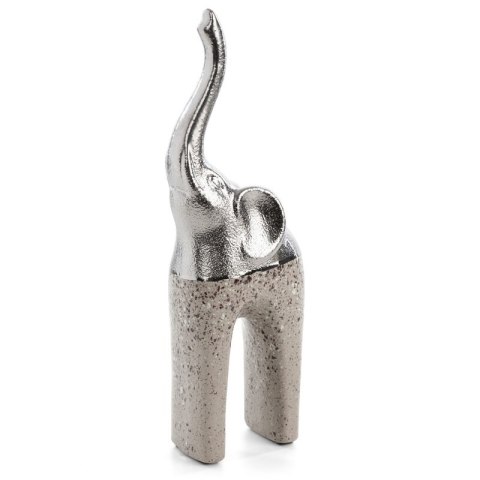 FIGURKA DEKORACYJNA LAILA (01) 12 X 7 X 35 CM SREBRNY