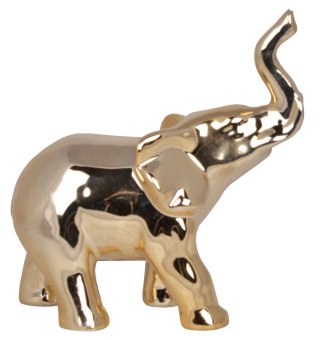 FIGURKA SŁOŃ ZŁOTY DUŻY 20 cm