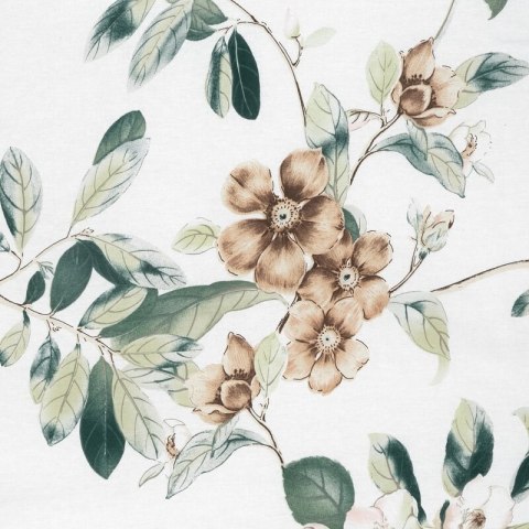 KOMPLET POŚCIELI BAWEŁNIANEJ NIKOLA 140 X 200 CM BIAŁY