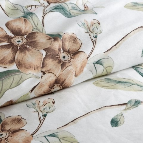 KOMPLET POŚCIELI BAWEŁNIANEJ NIKOLA 160 X 200 CM BIAŁY