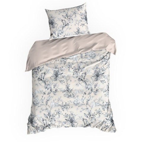 KOMPLET POŚCIELI SATYNOWEJ PREMIUM28 160 X 200 CM PUDROWY