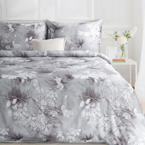 KOMPLET POŚCIELI SATYNOWEJ PREMIUM31 160 X 200 CM JASNOPOPIELATY