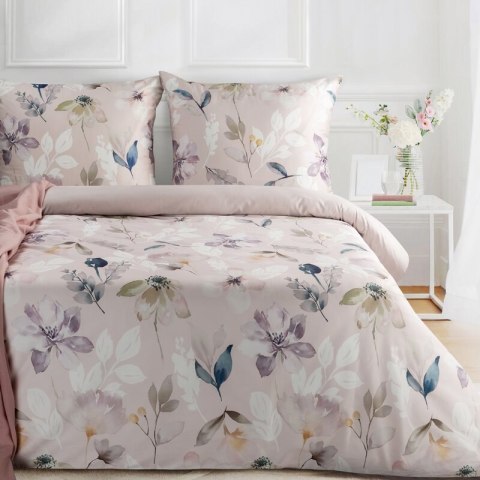 KOMPLET POŚCIELI SATYNOWEJ PREMIUM33 220 X 200 CM JASNORÓŻOWY