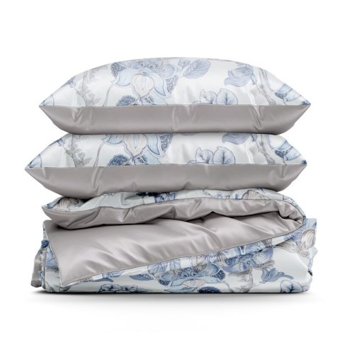 KOMPLET POŚCIELI SATYNOWEJ PREMIUM34 220 X 200 CM BIAŁY