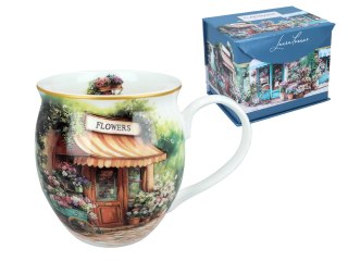 Kubek beczka - L. Lozano, Atelier kwiatowe (CARMANI)