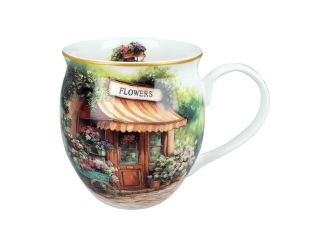 Kubek beczka - L. Lozano, Atelier kwiatowe (CARMANI)