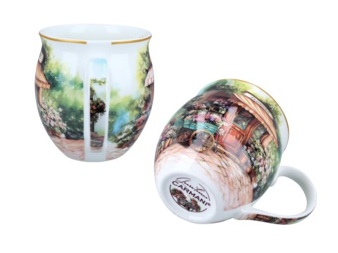 Kubek beczka - L. Lozano, Atelier kwiatowe (CARMANI)