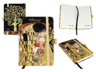 Notes A6 - G. Klimt, Pocałunek + Drzewo (CARMANI)