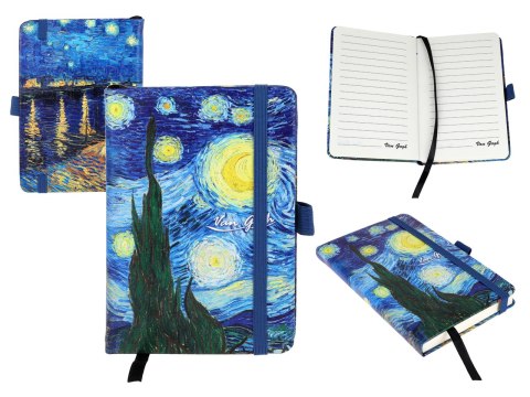 Notes A6 - V. van Gogh, Gwiaździsta Noc (CARMANI)