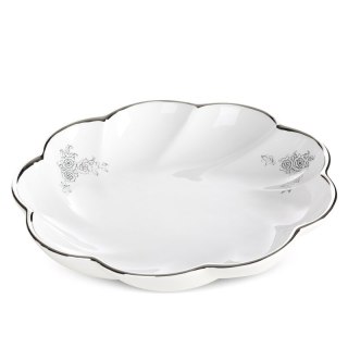 PATERA DEKORACYJNA ELSA (01) O 30 X 6 CM BIAŁY