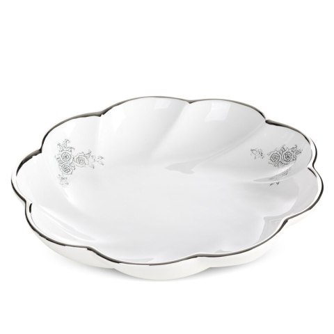 PATERA DEKORACYJNA ELSA (01) O 30 X 6 CM BIAŁY