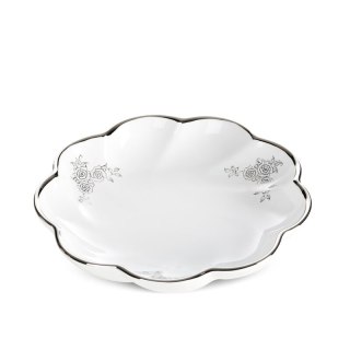 PATERA DEKORACYJNA ELSA (02) O 25 X 5 CM BIAŁY