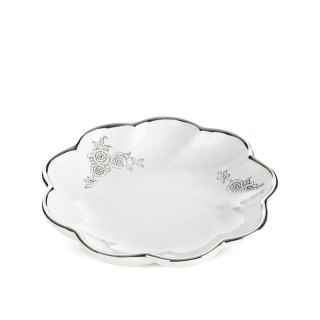 PATERA DEKORACYJNA ELSA (03) O 20 X 4 CM BIAŁY