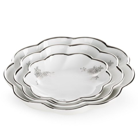 PATERA DEKORACYJNA ELSA (03) O 20 X 4 CM BIAŁY