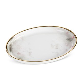 PATERA DEKORACYJNA LUMIA (02) 27 X 19 X 3 CM BIAŁY