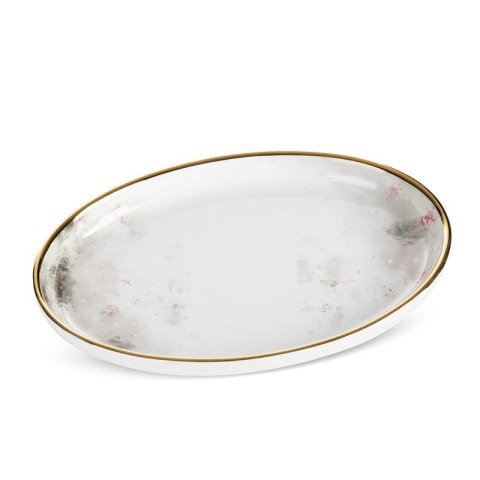 PATERA DEKORACYJNA LUMIA (02) 27 X 19 X 3 CM BIAŁY