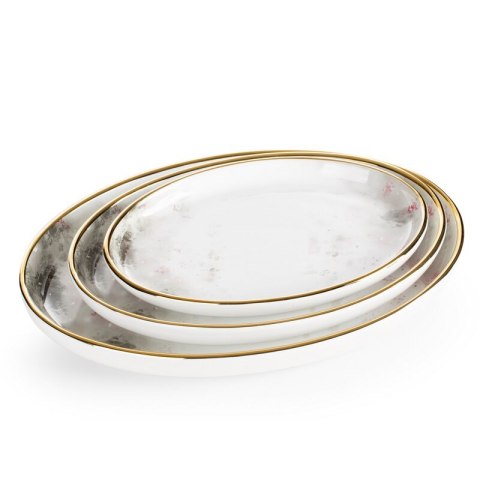 PATERA DEKORACYJNA LUMIA (03) 23 X 16 X 3 CM BIAŁY