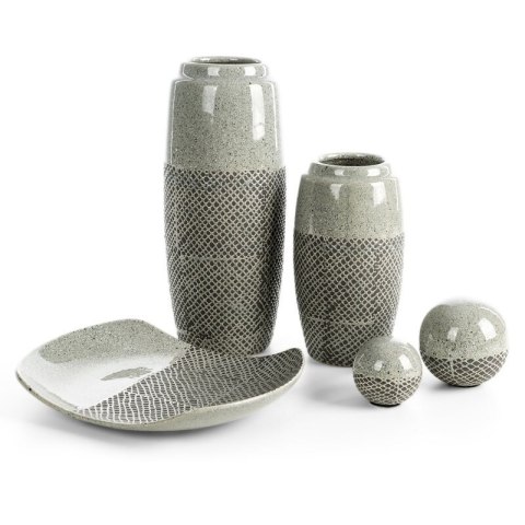 PATERA DEKORACYJNA NORI (01) 32 X 23 X 5 CM STALOWY