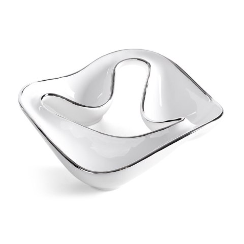 PATERA DEKORACYJNA ROB (02) 23 X 23 X 6 CM BIAŁY