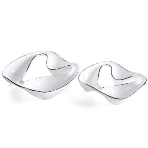 PATERA DEKORACYJNA ROB (02) 23 X 23 X 6 CM BIAŁY