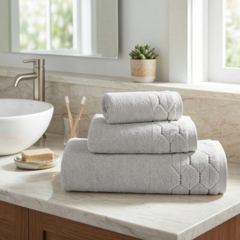 RĘCZNIK LUMIA (02) 30 X 50 CM SREBRNY